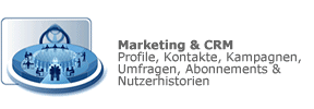 Marketing & CRM - Profiles, Contacts, Campaigns, Polls, Subscriptions & User Histories