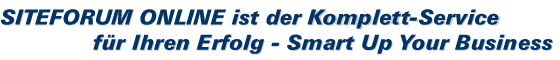 SITEFORUM is The Online Suite of Integrated Applications To Smart Up Your Business